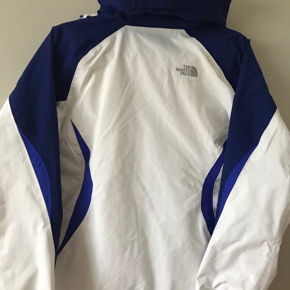 The North Face White Blue Boundary Hyvent Jacket - Picture 9 of 12